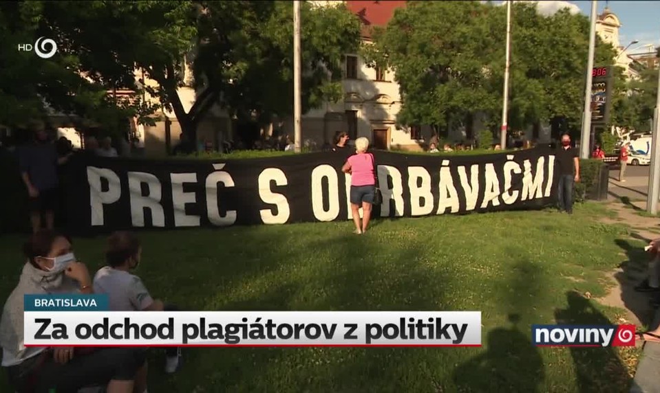 Za odchod plagiátorov z politiky