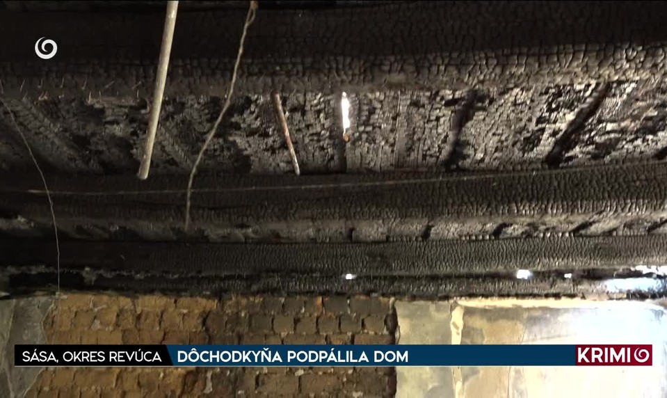 DÔCHODKYŇA PODPÁLILA DOM