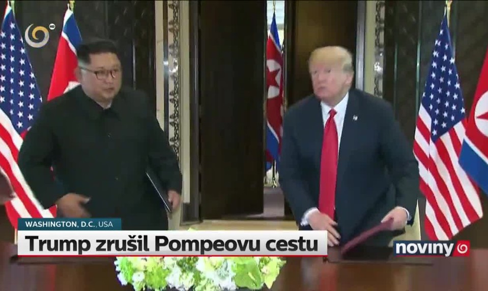 Trump zrušil Pompeovu cestu