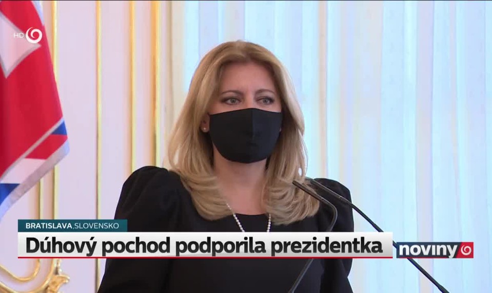 Dúhový pochod podporila prezidentka