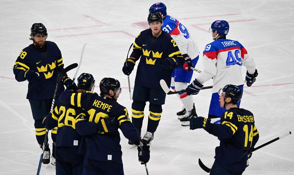 Slovensko prehráva so Švédskom po dvoch tretinách 2:3