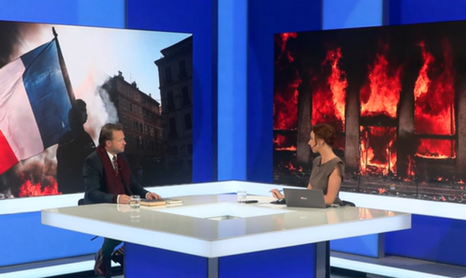 Štúdio 24: Násilnosti vo Francúzsku môžu podľa Jančoka znamenať debakel ľavice