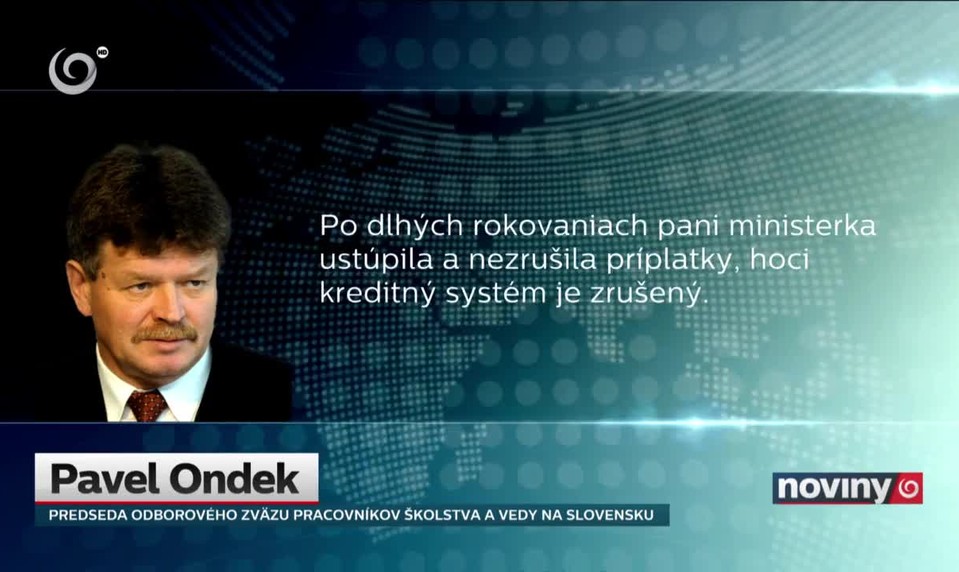 O učiteľských platoch