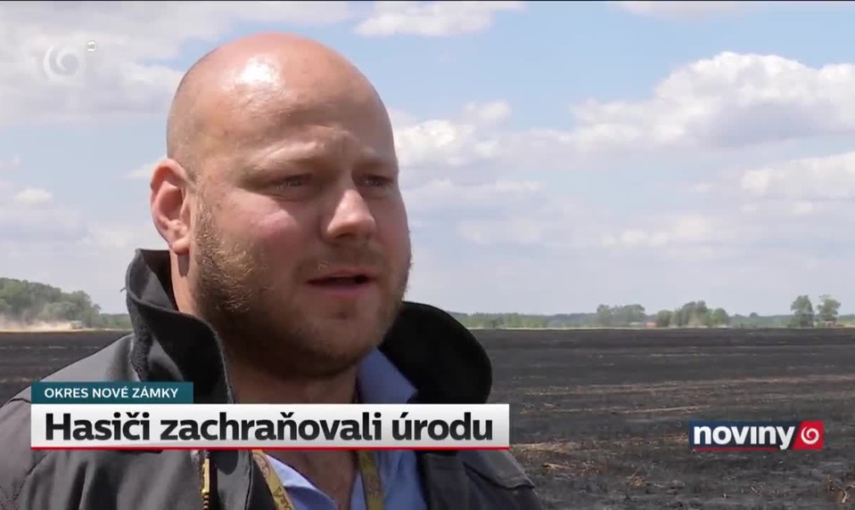 Hasiči zachraňovali úrodu