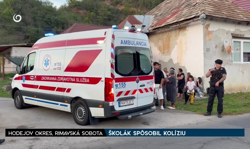 ŠKOLÁK SPÔSOBIL KOLÍZIU