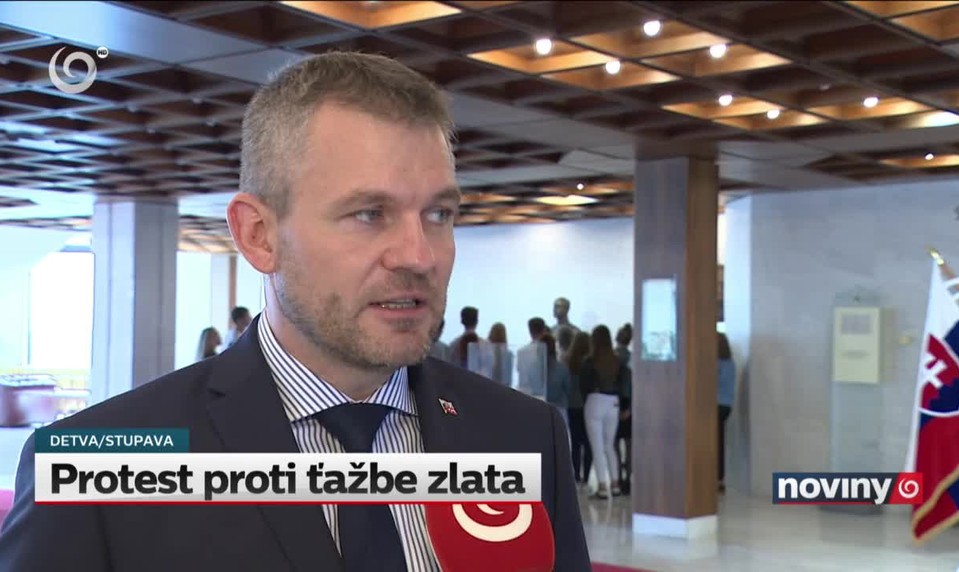 Protest proti ťažbe zlata