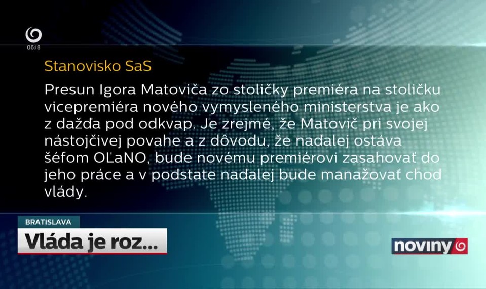 Vláda je roz...