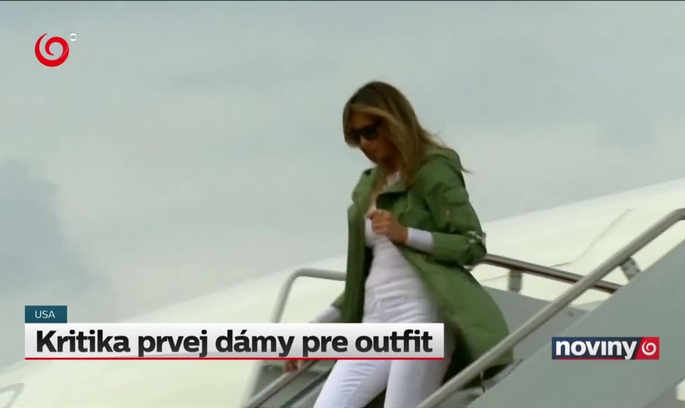 Kritika prvej dámy pre outfit