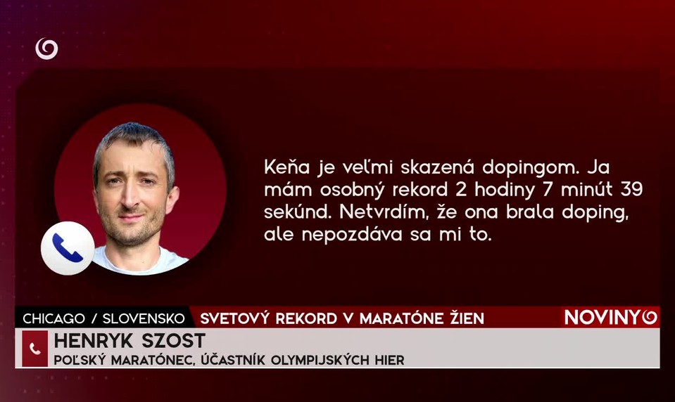 SLOVENSKO / SVETOVÝ REKORD V MARATÓNE ŽIEN