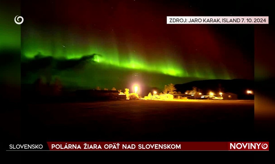 POLÁRNA ŽIARA OPÄŤ NAD SLOVENSKOM