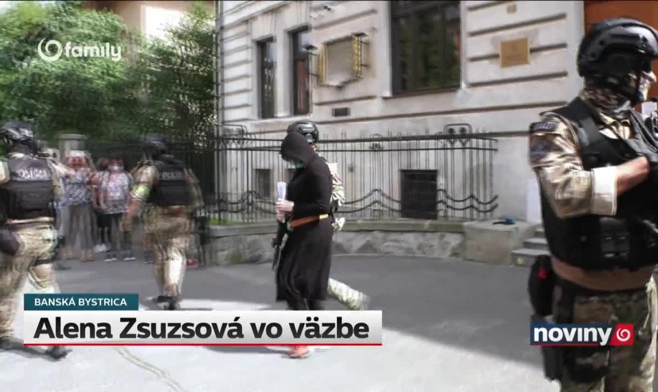 Alena Zsuzsová vo väzbe