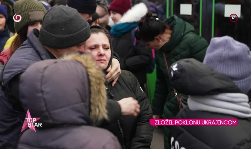 ZLOŽIL POKLONU UKRAJINCOM