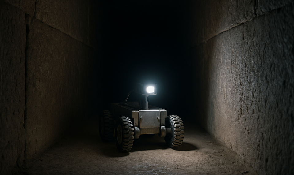 Robot prenikol do temna pyramídy: To, čo našiel, desí