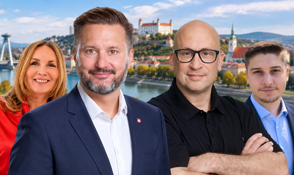 Vallo, Ráž, Šubová či Geci? Pozrite si, kto chce rozhodovať o budúcnosti Bratislavy