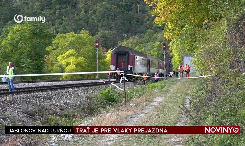 TRAŤ JE PRE VLAKY PREJAZDNÁ