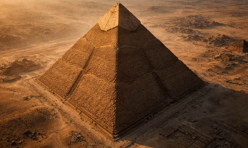 Šokujúci detail Veľkej pyramídy odhalený