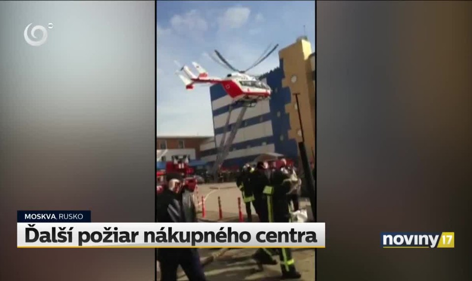 Ďalší požiar nákupného centra
