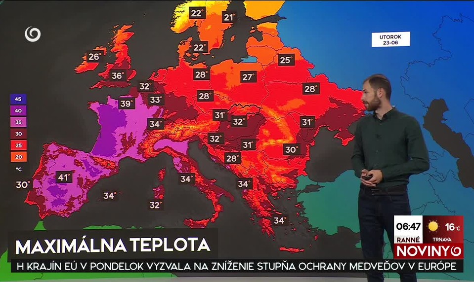 Počasie s Danielom CIBULOM