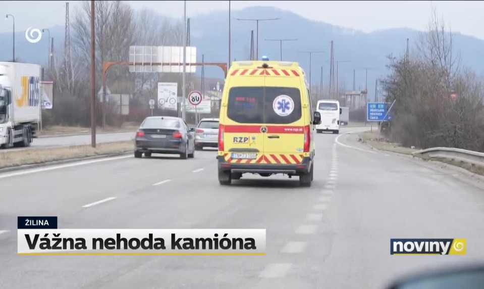 Vážna nehoda kamióna