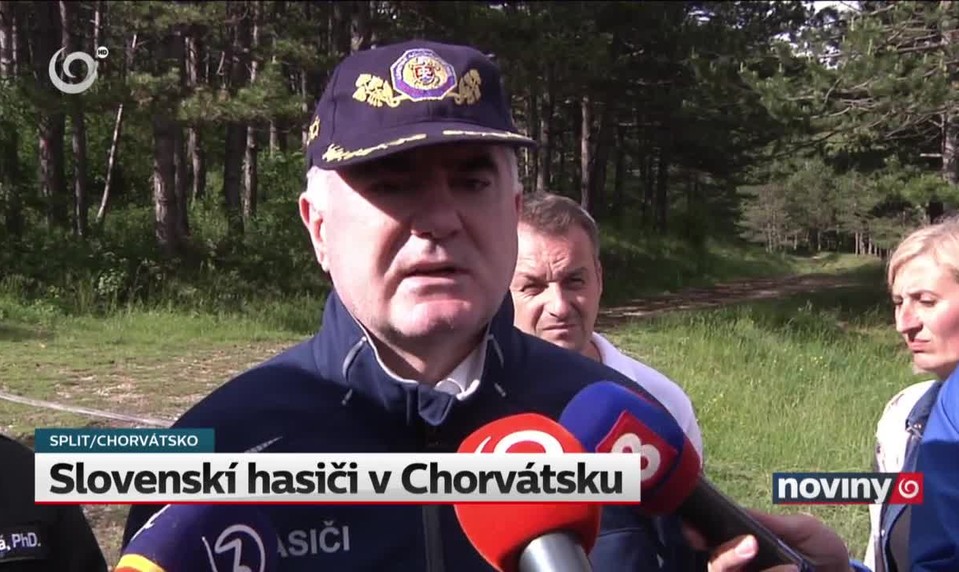 Slovenskí hasiči v Chorvátsku