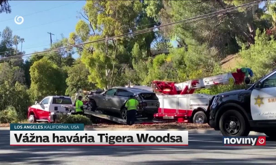 Vážna havária Tigera Woodsa