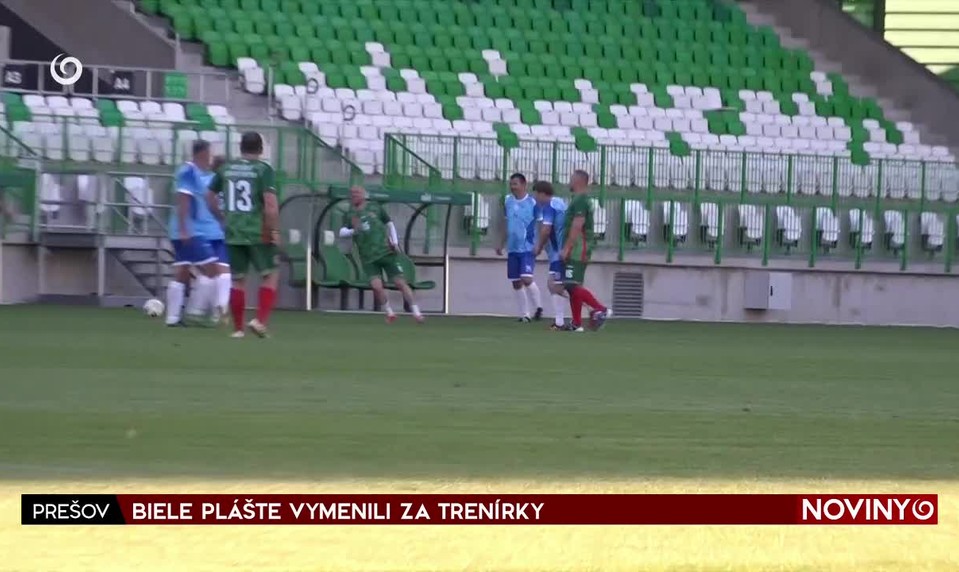 BIELE PLÁŠTE VYMENILI ZA TRENÍRKY