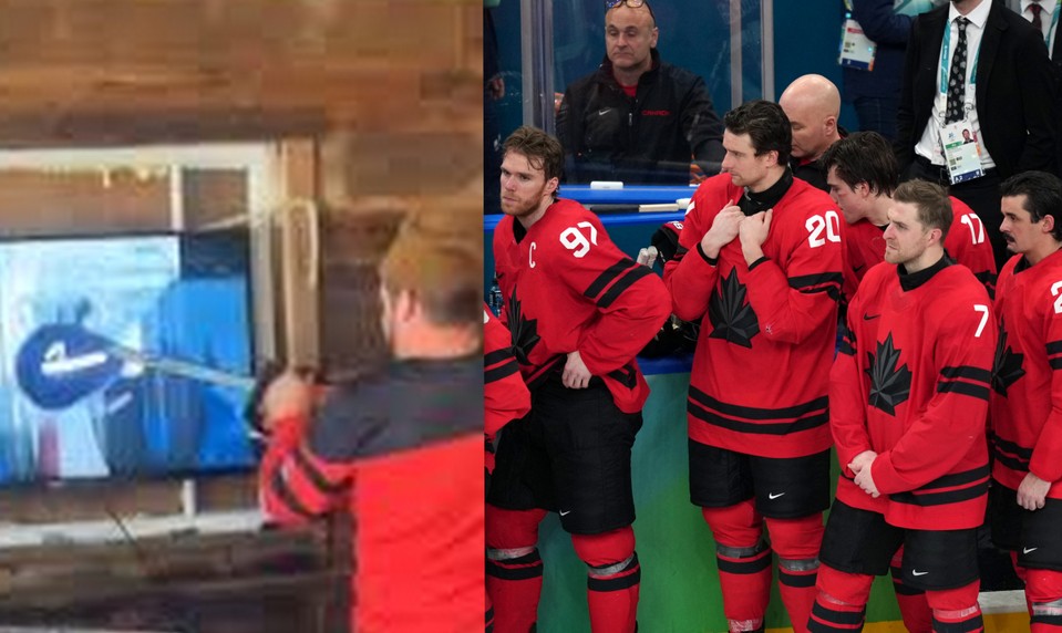 Kanaďan neuniesol finálovú prehru, za obeť padol televízor