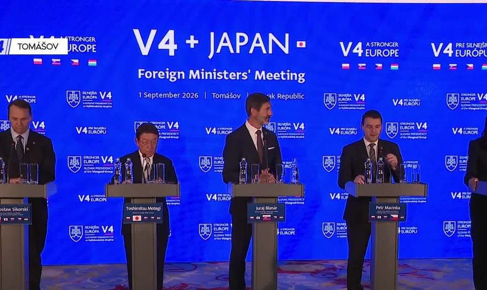 Tlačová beseda po rokovaní V4 a Japonska
