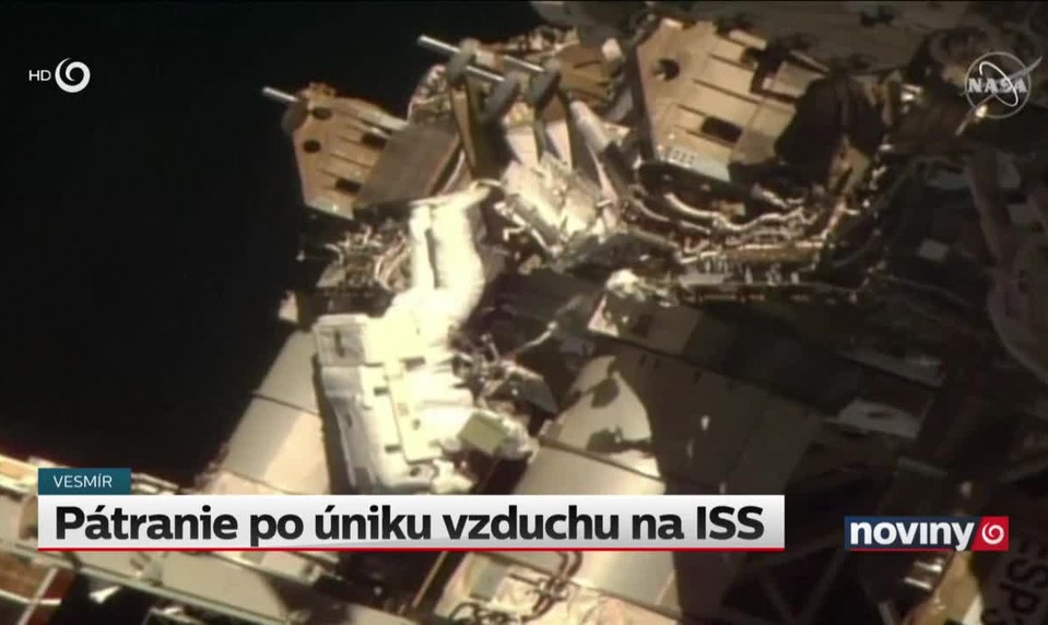 Pátranie po úniku vzduchu na ISS