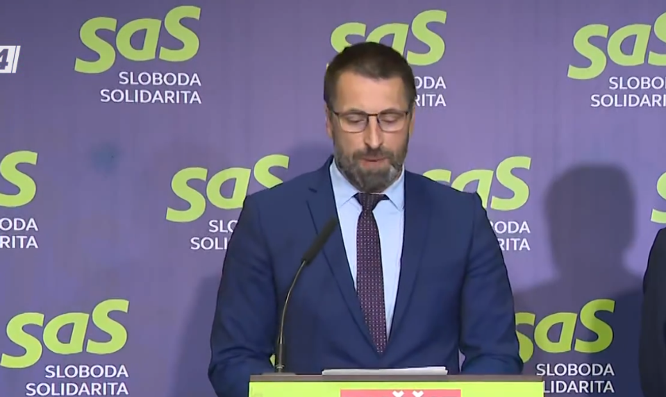 Tlačová beseda strany SaS k "langošovej" kauze