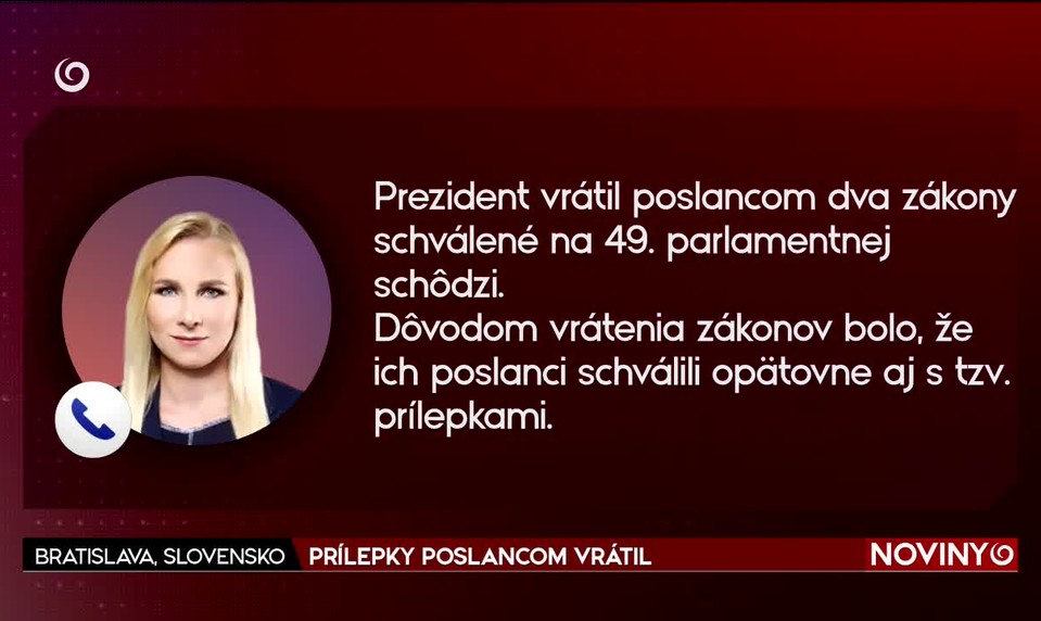 PRÍLEPKY POSLANCOM VRÁTIL