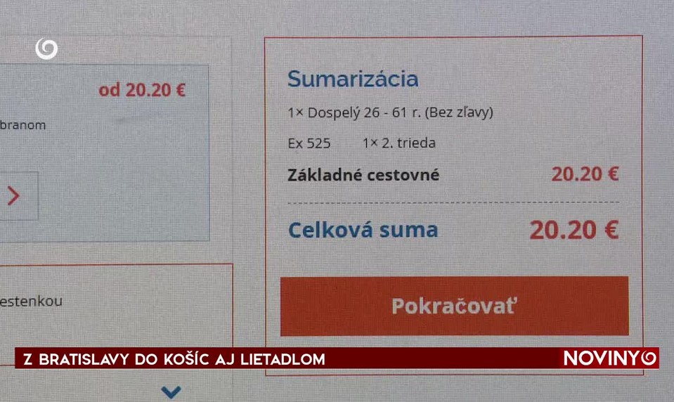 Z BRATISLAVY DO KOŠÍC AJ LIETADLOM