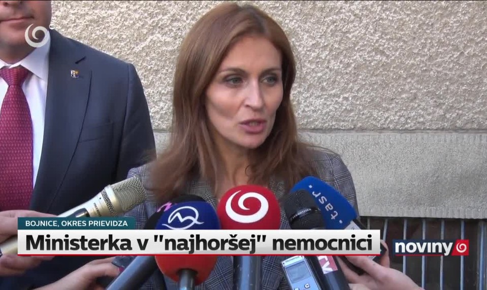Ministerka v "najhoršej" nemocnici