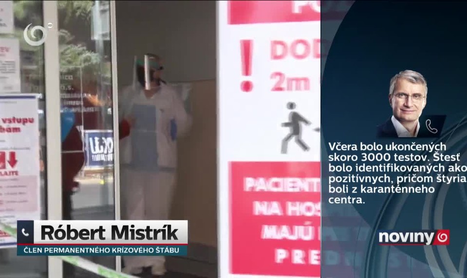 Pribudlo 6 pozitívne testovaných