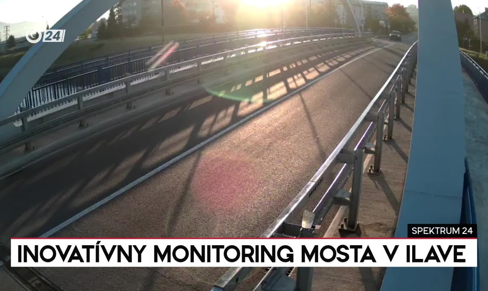 Spektrum 24 o inovatívnom monitoringu mosta v Ilave