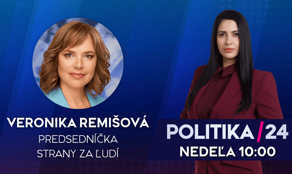 Pozvanie do relácie Politika 24 prijala predsedníčka strany Za ľudí Veronika Remišová