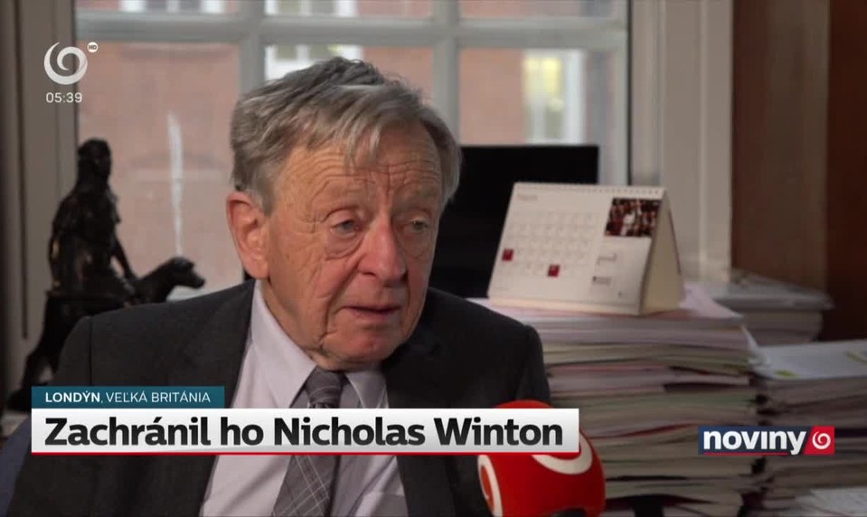 Zachránil ho Nicholas Winton