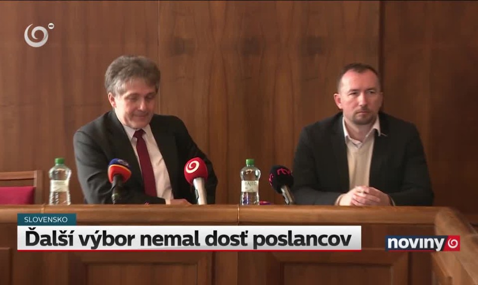 Ďalší výbor nemal dosť poslancov