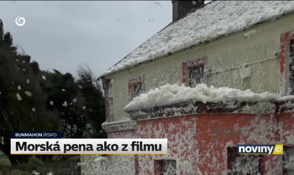 Morská pena ako z filmu