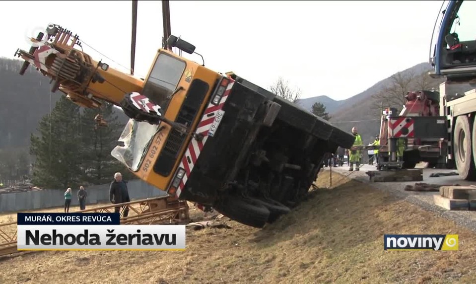 Nehoda žeriavu