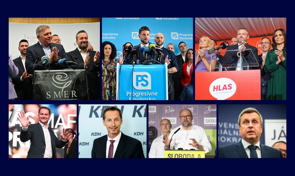 Voľby do NR SR 2023: Profily zvolených strán a ich lídrov