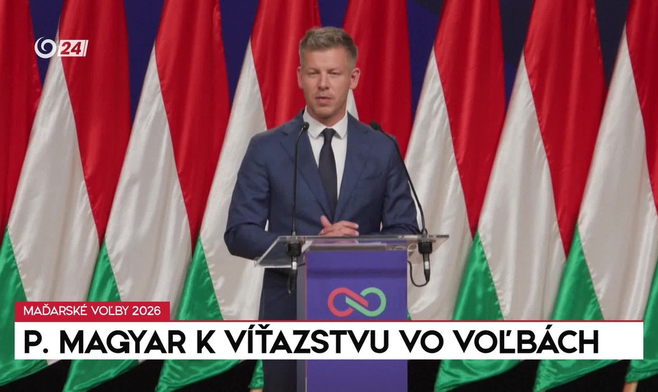 Tlačová beseda Pétera Magyara k víťazstvu vo voľbách