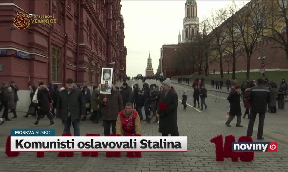 Komunisti oslavovali Stalina