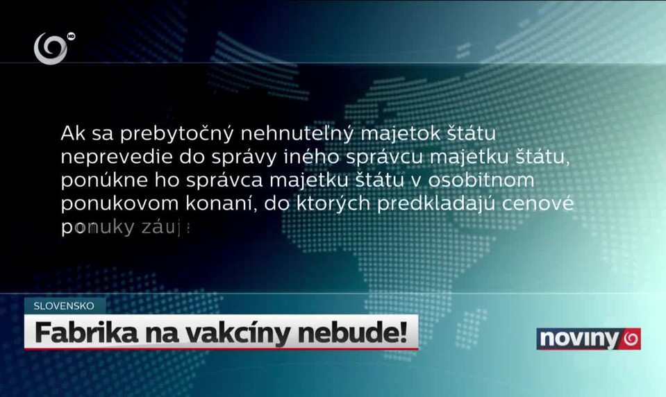 Fabrika na vakcíny nebude!