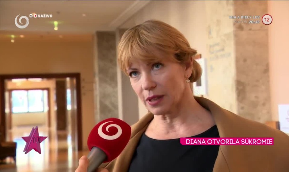 DIANA OTVORILA SÚKROMIE