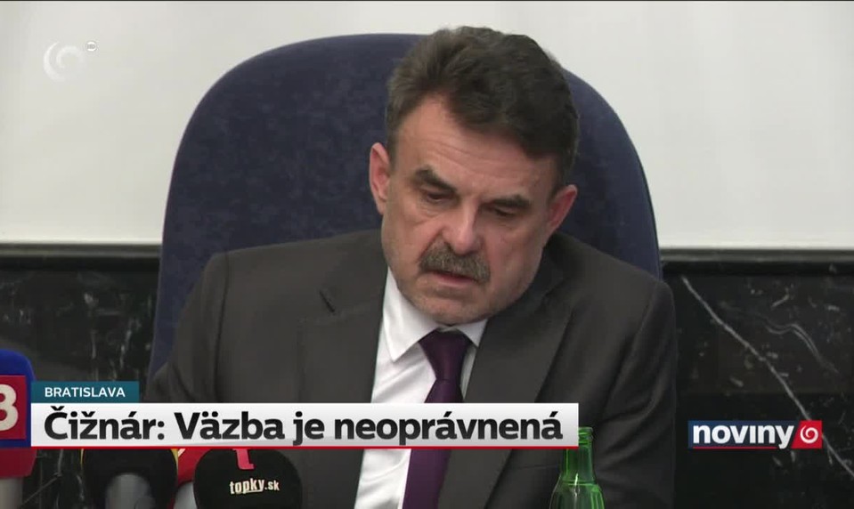 Čižnár: Väzba je neoprávnená