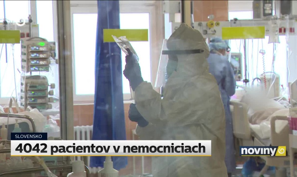 4042 pacientov v nemocniciach