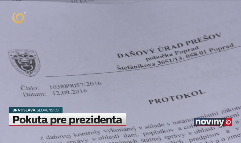 Pokuta pre prezidenta