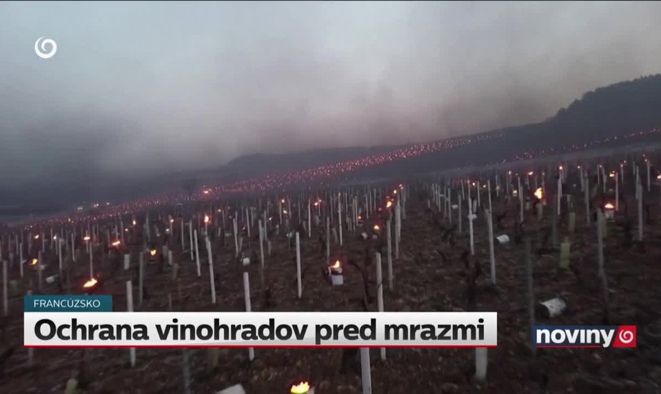 Ochrana vinohradov pred mrazmi