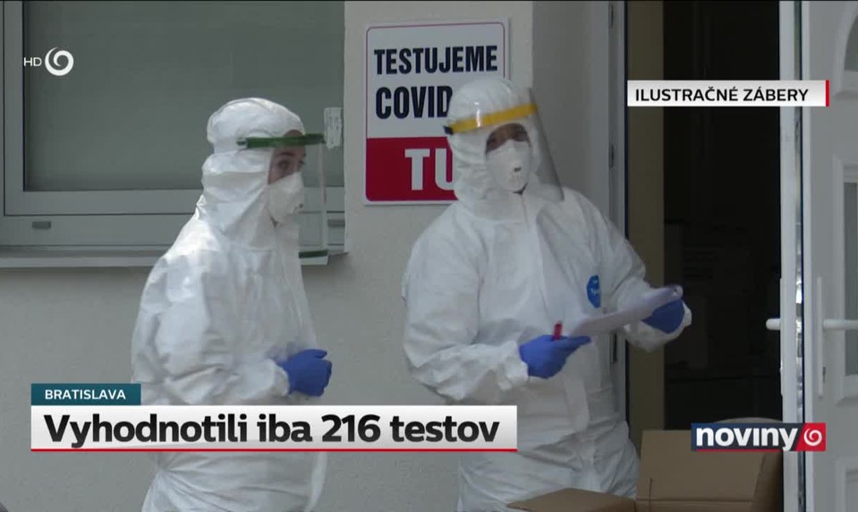 Vyhodnotili iba 216 testov